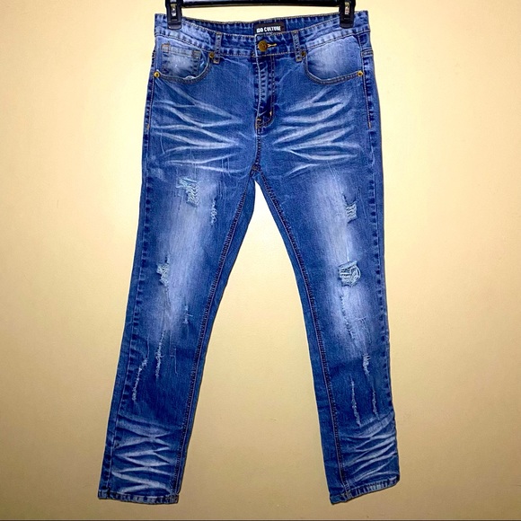 Distressed Jeans Men Size 32x30 ODD Culture - Picture 1 of 7